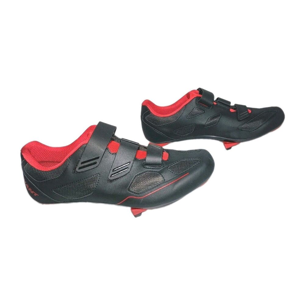 Giant Size 14/47 Black Red BOLT Cycling Shoes Trans Textura Plus